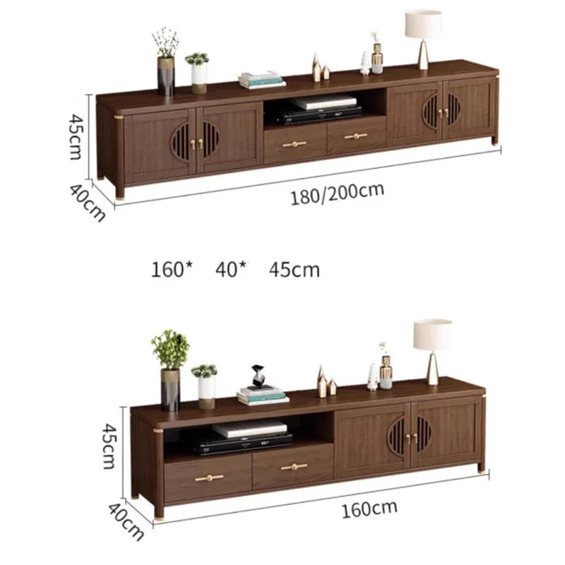 Distinctive Durable Low Convenient Tv Cabinet Stylish Luxury Strong Polished Tv Cabinet Meuble Sejour Living Room Furniture
