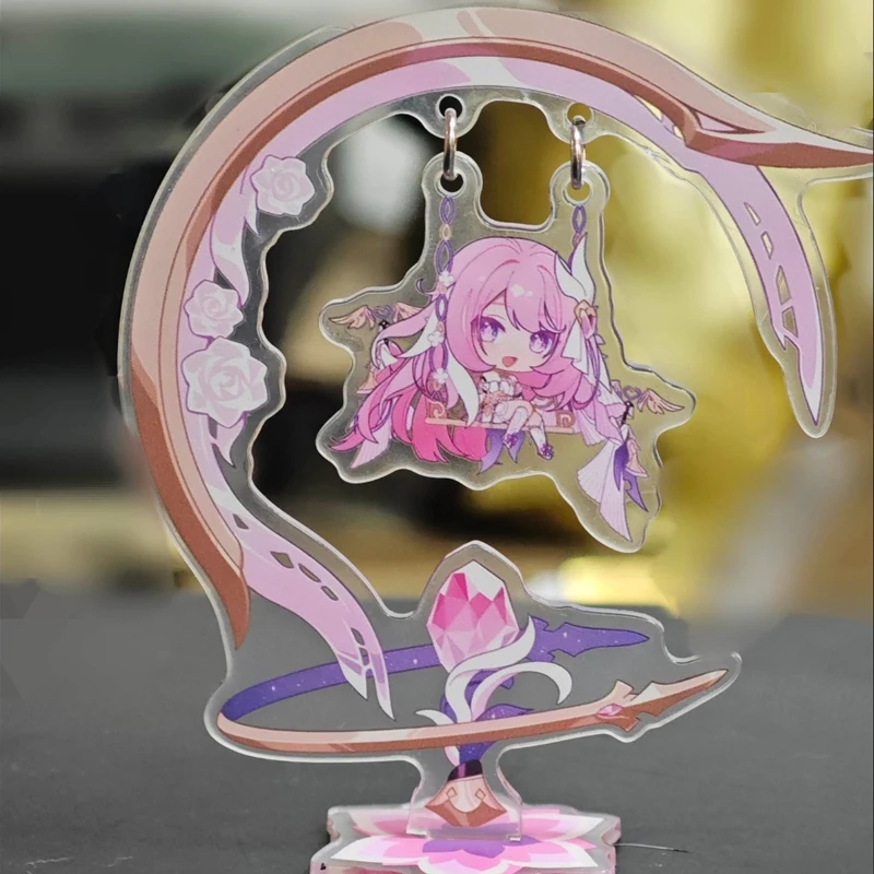Rd – support en acrylique pour figurine de dessin animé, plaque modèle Elysia Herrscher Of Human: Ego, décor de bureau, signe debout, cadeau pour Fans de jeu