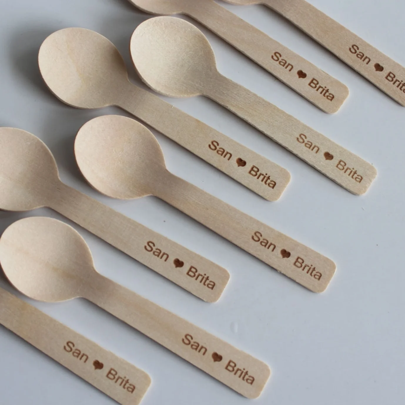 

10pcs Personalized Dessert Spoon Engraved Couple's Name Wedding Party Decoartion Custom Guest Spoon Birthday Party Tableware