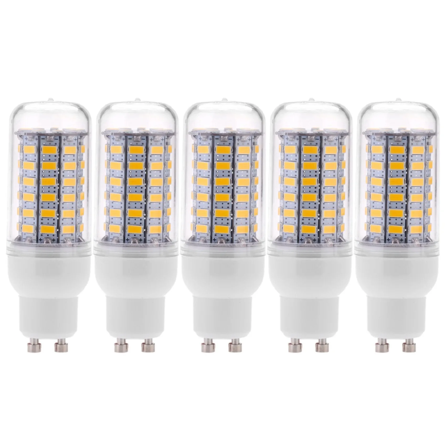 

5X GU10 10W 5730 SMD 69 LED Bulbs LED Corn Light LED Lamp Energy Saving 360 Degree 200-240V Warm White