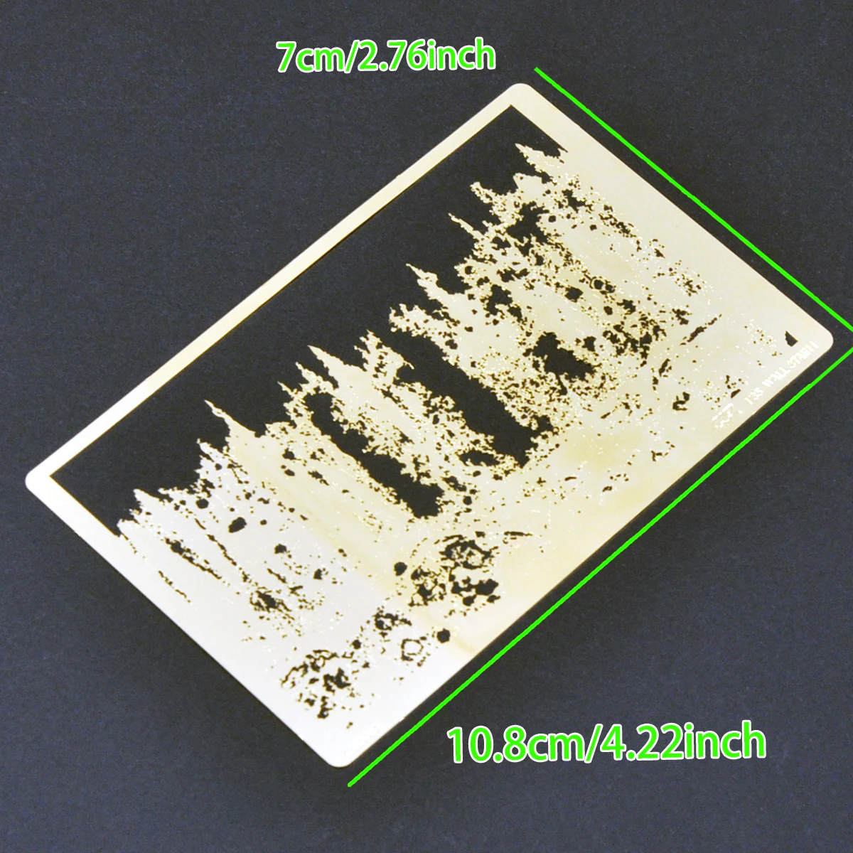 Scale Model Kit Painting Tools Reusable Metal Hollow Airbrush Stencil Spray Mask Water Streaks Dirt Effects Multi-Scale