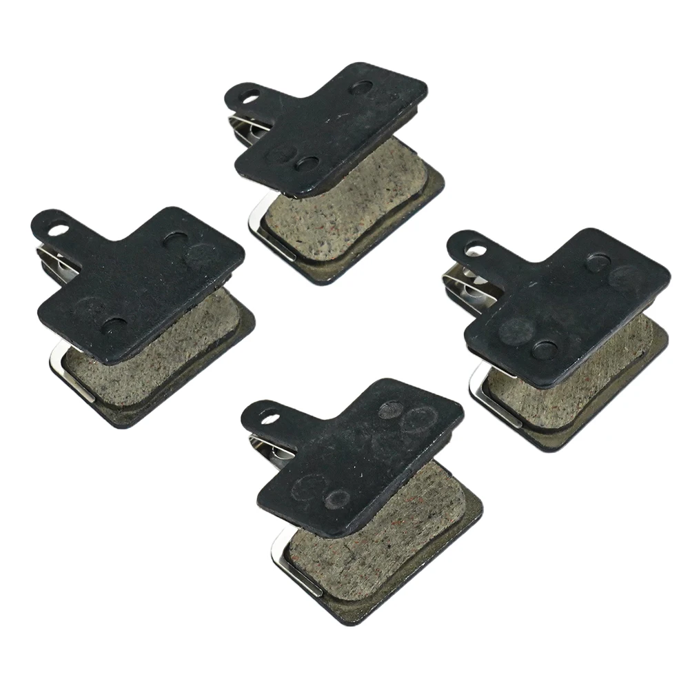 4 Pairs Bicycle Brake Pads Disc Bike Resin Brake Pads Set For-Shimano B01S BR-MT200 BR-MT400 201 Cycling Spare Bike Parts
