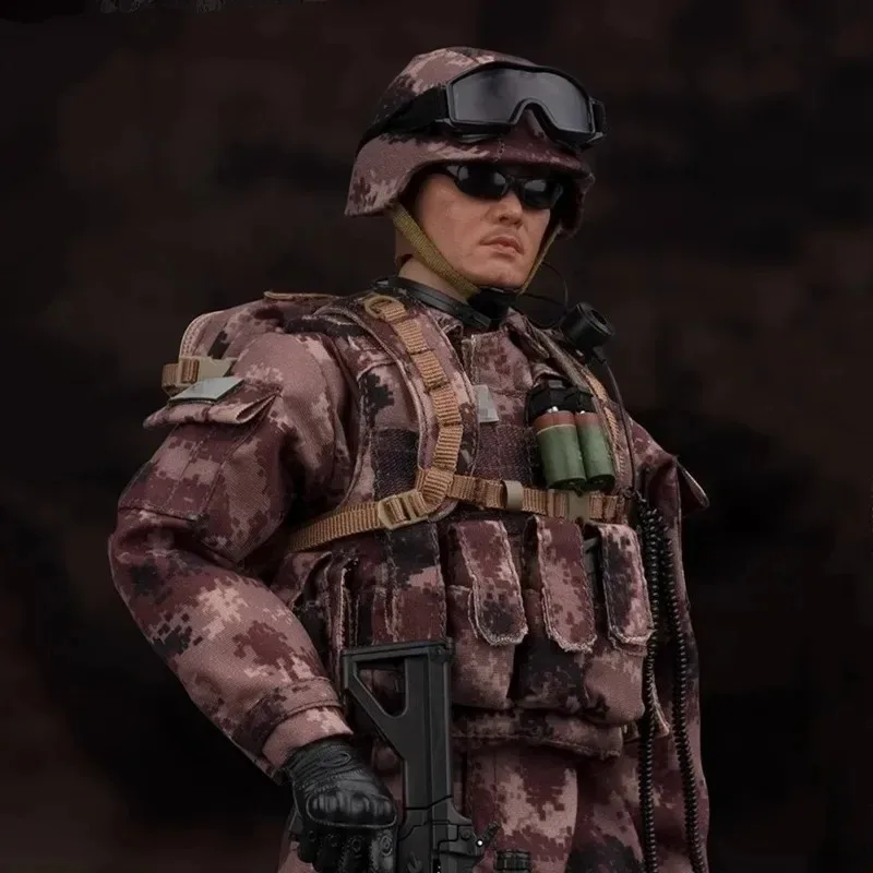 نموذج جندي ذكر عسكري صيني بمقياس 1/6 محارب الاعتداء الشرقي لشخصية الحركة مقاس 12 بوصة لتزيين المشهد #2