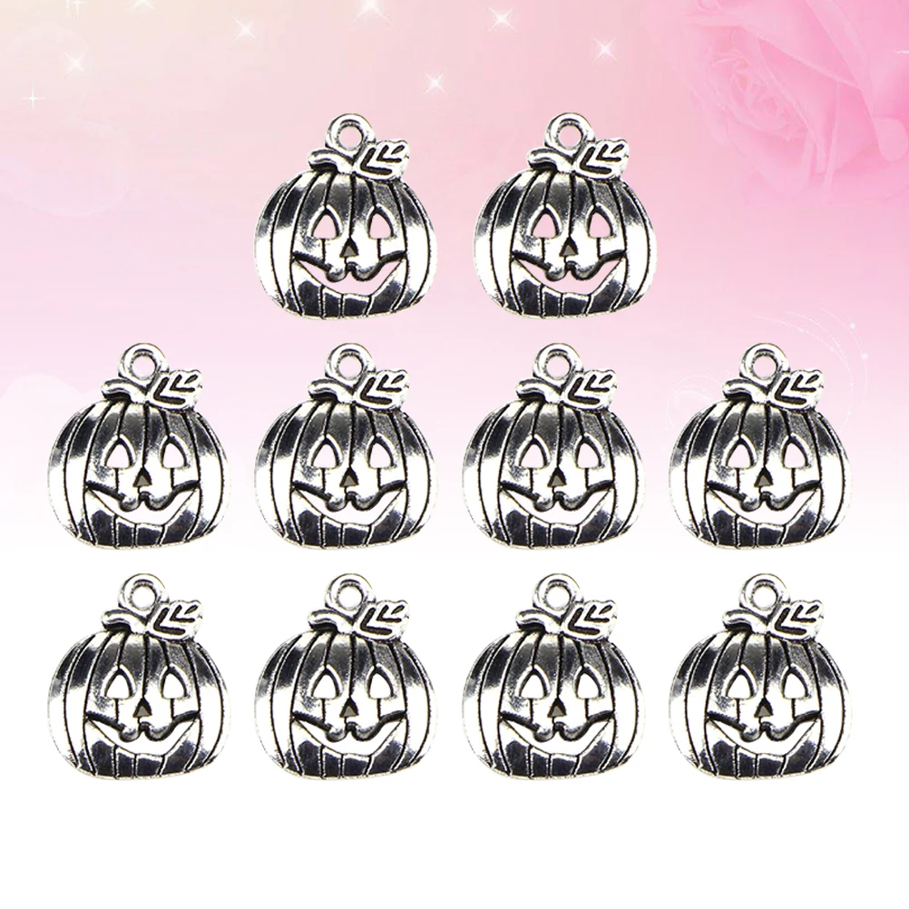 

10pcs Alloy Pumpkin Pendant Charm Jewelry Making Accessories Outstanding Embellishment DIY Creative Fashion Gifts For Friends