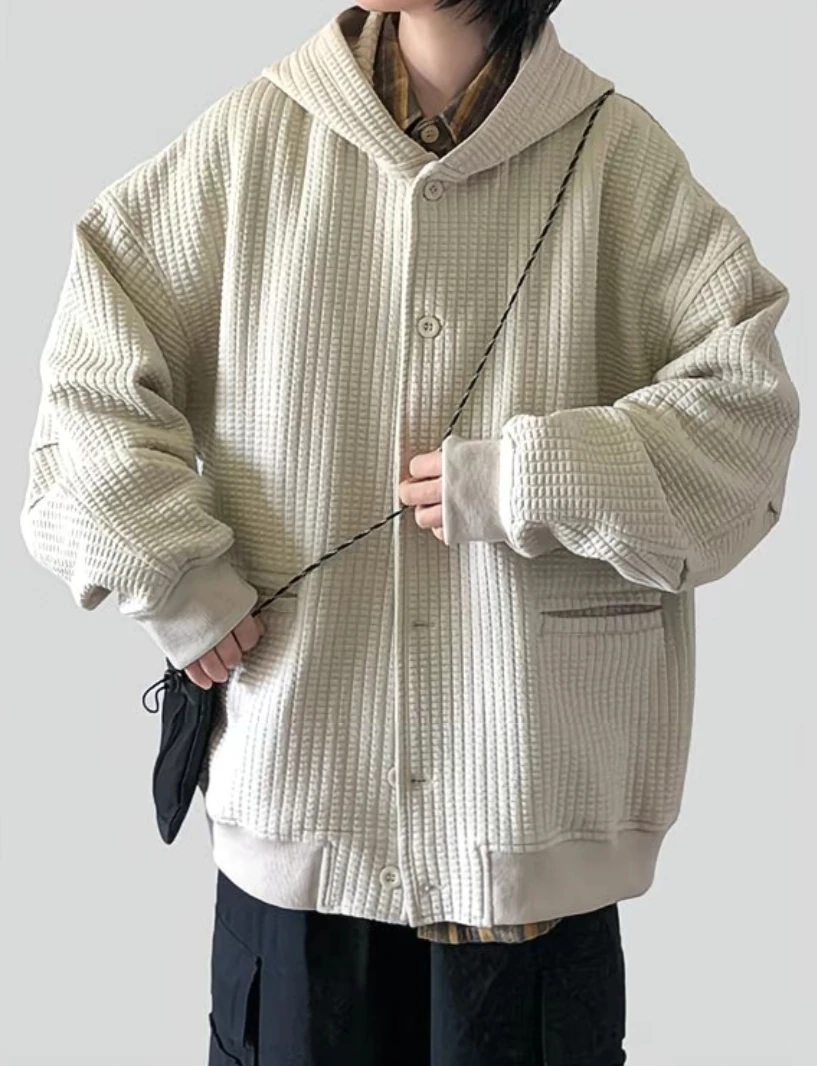 

Вафельная вязаная толстовка со шляпой, женские толстовки для девочек, осенняя спортивная одежда с рукавами реглан, красивая вязаная одежда с рисунком для отдыха для девочек