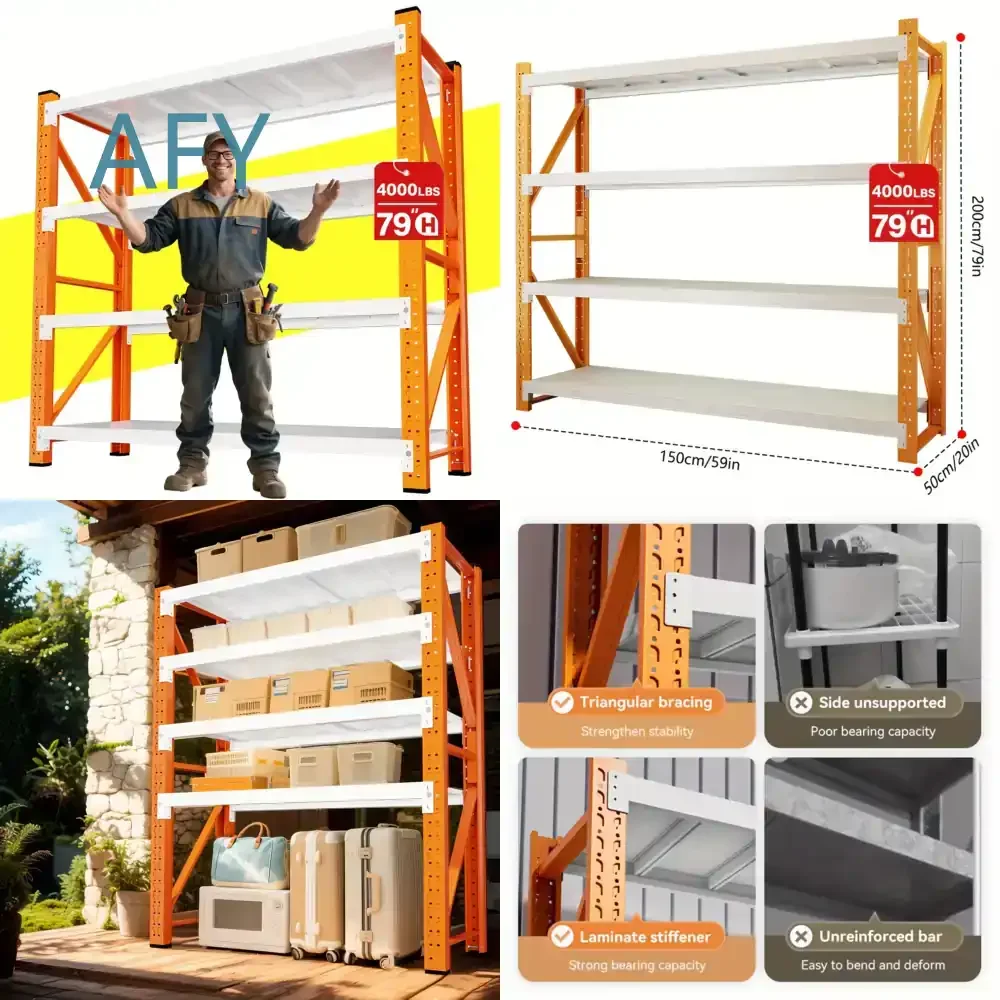 Heavy Duty Warehouse Racking System for Pallet Storage Selective Industrial Rack for Logistics and Distribution Centers