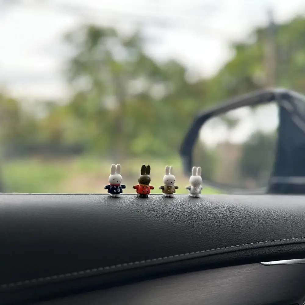 Cute Miffy Car Center Console Ornament The Miffy Rabbit Figurine Is The First Gift for Decorating The Car's Outlet