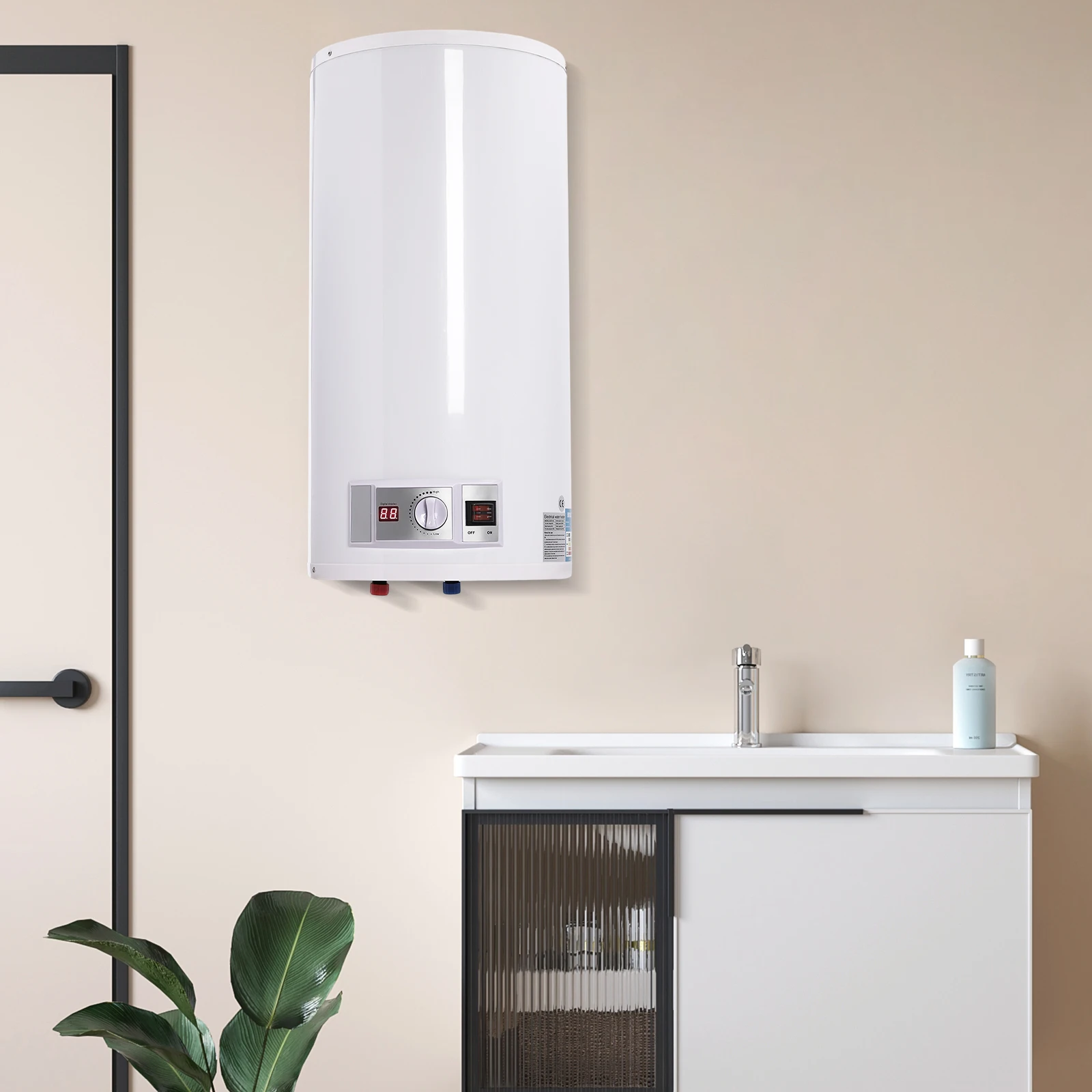 Elektrischer Tank Warmwasser bereiter, Edelstahl 2000w 50l/11 gal elektrischer Warmwasser bereiter