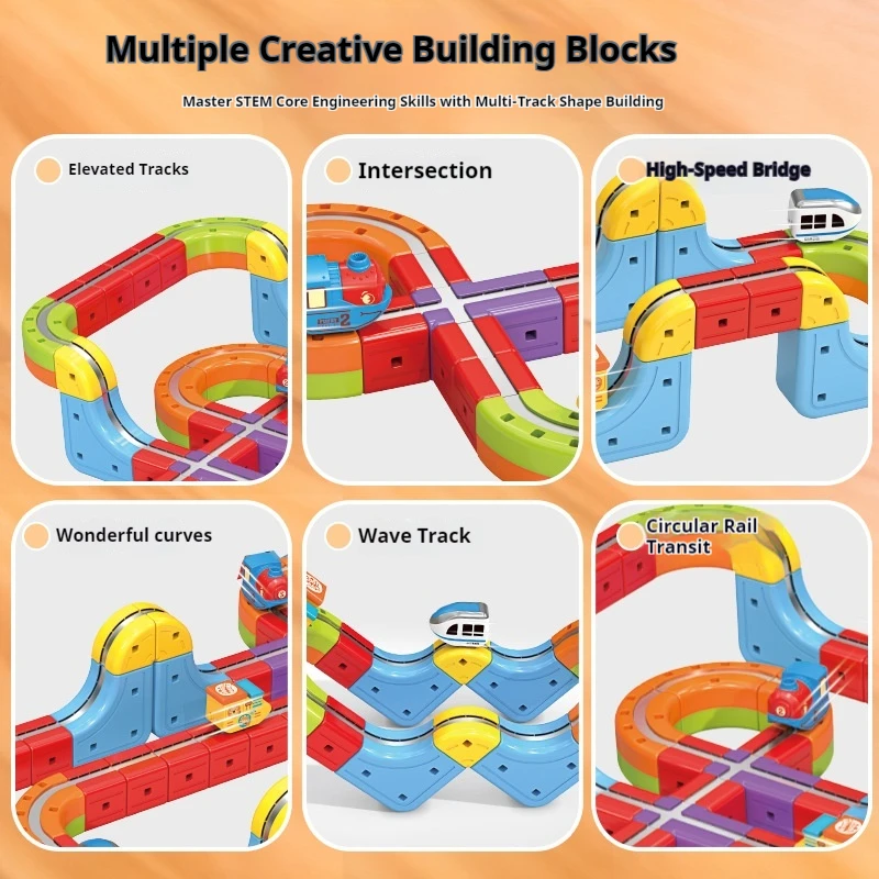 รถไฟรางแม่เหล็กต่อแบบคิวบ์สุดเจ๋ง ระบบแม่เหล็กต้านแรงโน้มถ่วง รถไฟความเร็วสูง