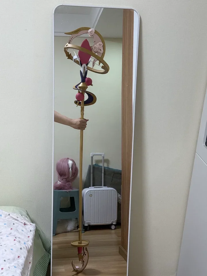 Honkai Impact 3 Elysia Magic Wand Staff Cosplay Props Equipment Con Comic Halloween Christmas Fancy Party Accessories