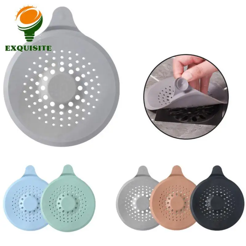 Silicone Floor Drain Suction Cup Design Floor Drain Cover Effectively Filter Stains Filter Debris Sink Filter Anti-clogging Sink