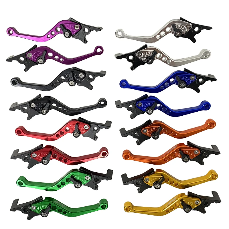 قابل للتعديل مزدوج مكبح قرصي دراجة نارية تعديل الملحقات مقبض رافعة للدراجات البخارية دراجة كهربائية D7YA GY6 تعديل أجزاء