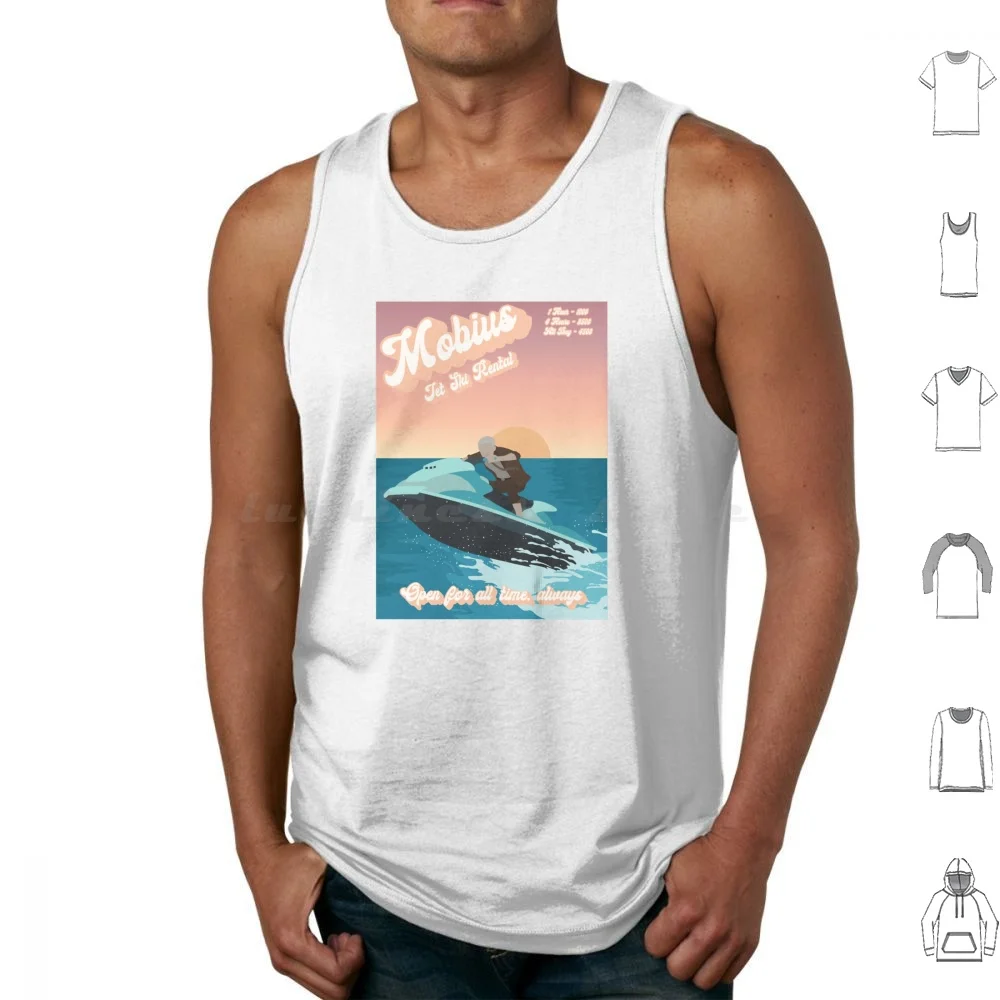 Camisetas sin mangas de algodón con estampado de Mobius Jet Ski, camisetas sin mangas de la serie Sylvie Sylki Mobius