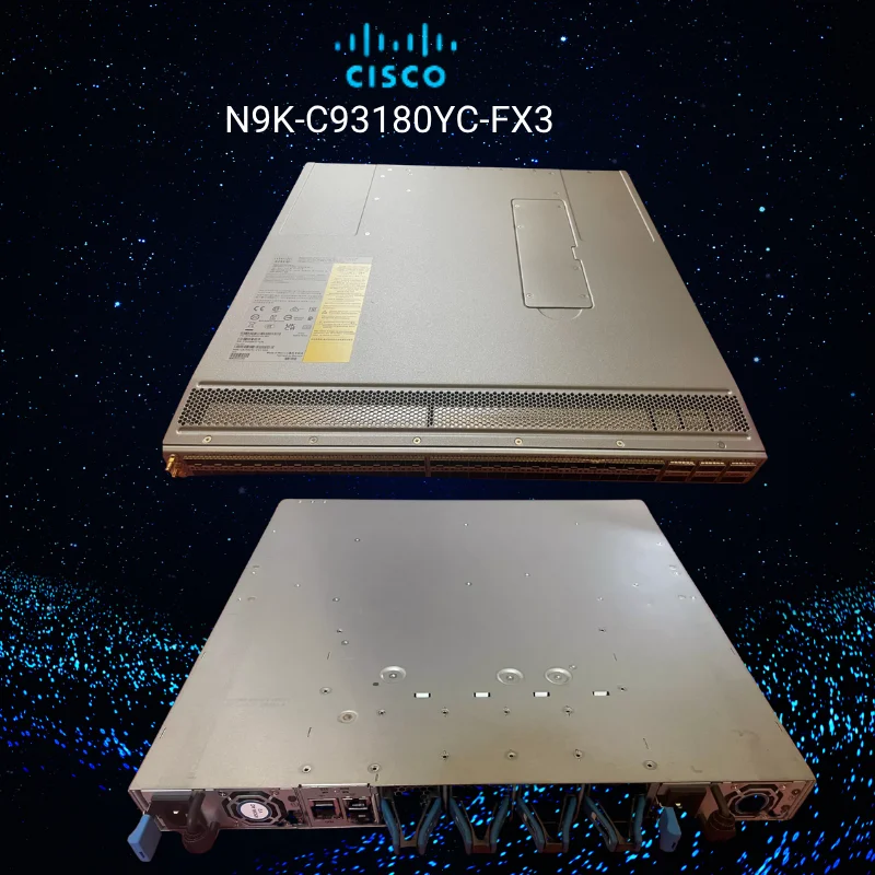 Brand New for Nexus N9K-C93180YC-FX3 9000 Series 100G QSFP Layer 3 Core Switch QoS SNMP 3.6Tbps Capacity Ready Ship Worldwide