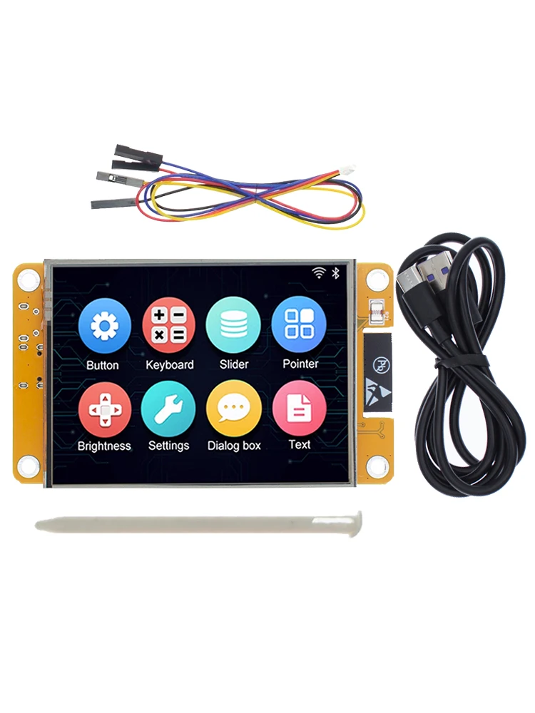 Module d'affichage à écran tactile LCD TFT ESP32 de 2.8 pouces, carte de développement double cœur ESP-32 WIFI BLE, boîtier d'affichage