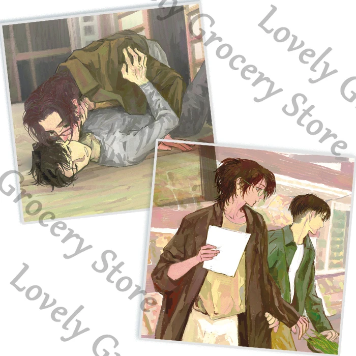 

Anime Shingeki No Kyojin Hange Zoe Levi Ackerman Attack on Titan Cosplay Cartoon Coloured Paper Postcard Ornament Mascot Gift
