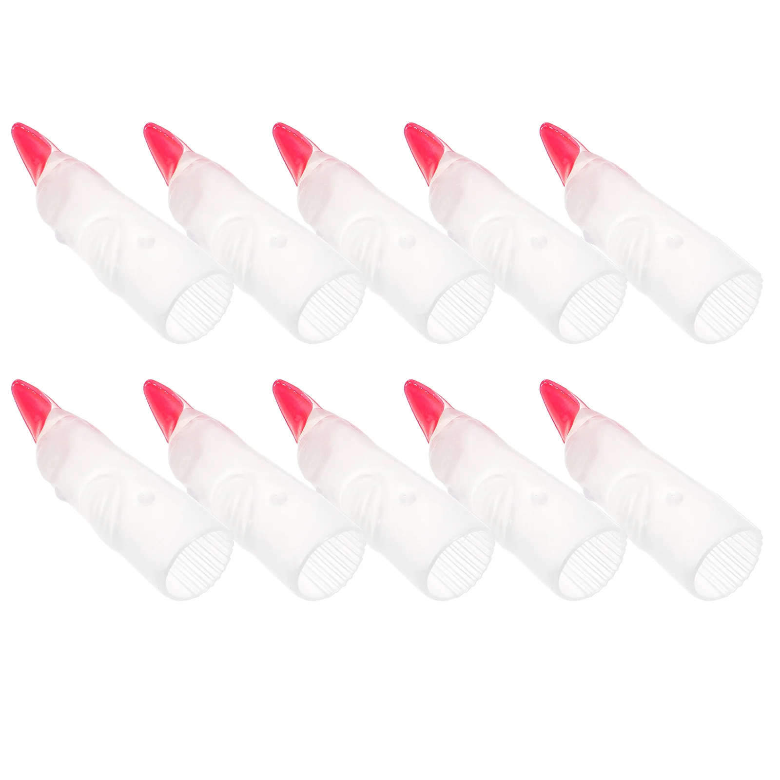 

10Pcs Glowing Halloween Party Favors Witch Fingers Fingernail Covers Cosplay Props glow in the dark finger cover