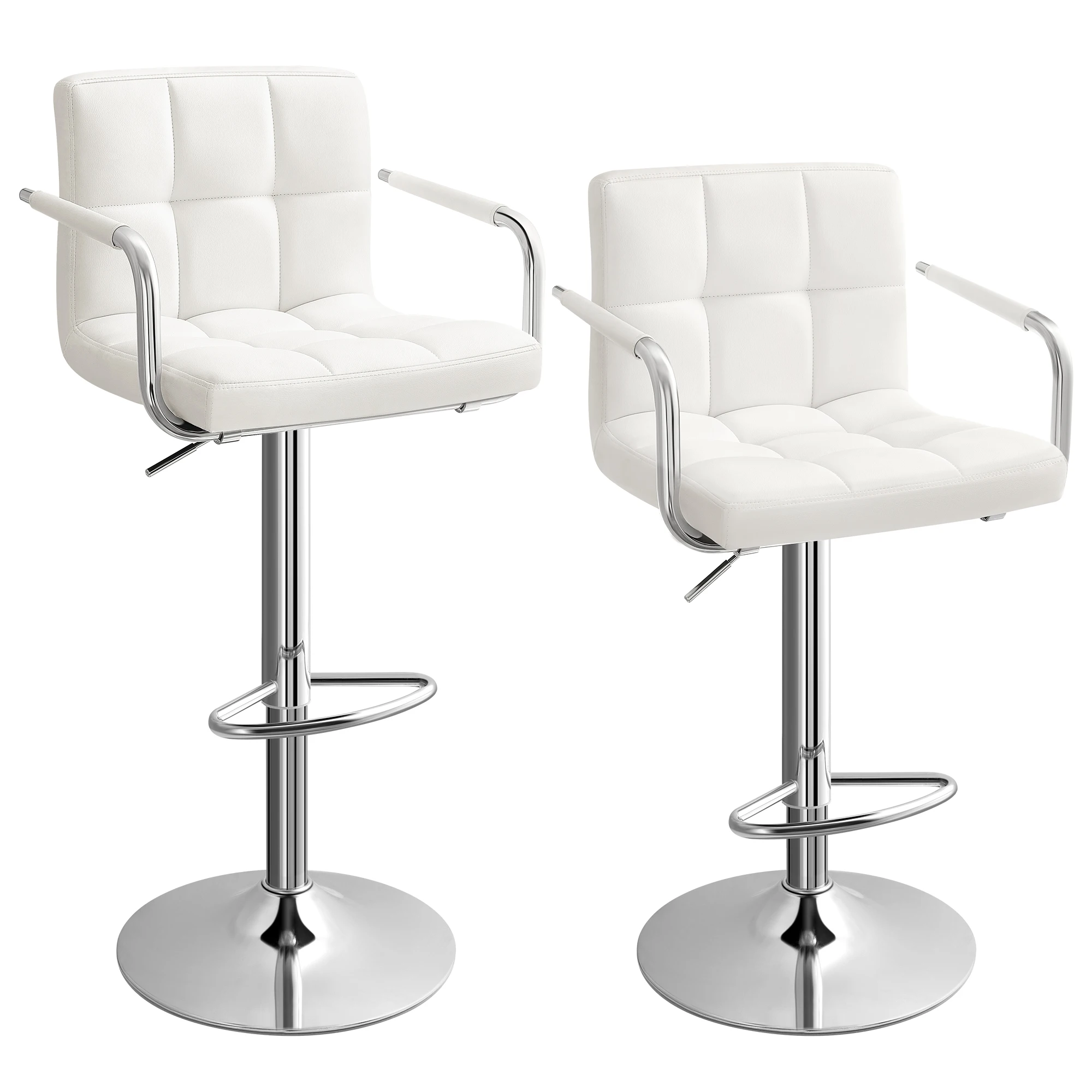 Factory Direct 2026 SONGMICS Sgabelli da bar regolabili girevoli con ascensore moderno in pelle Sedia Sgabello