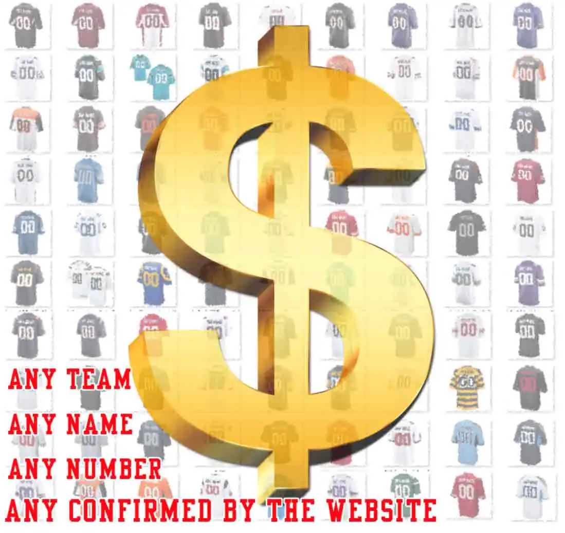 Genähtes American-Football-Trikot, vollständige Rückerstattung, wenn nicht zufrieden ist. Gutes Geschenk für alle!