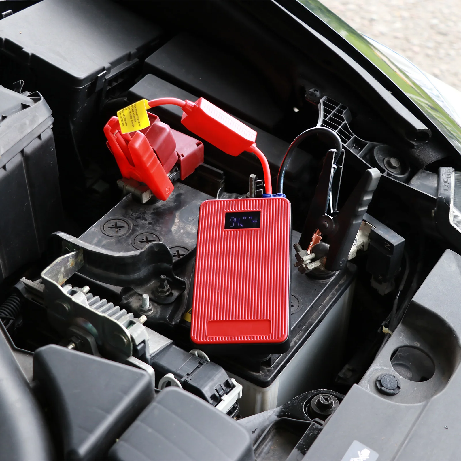 GKFLY Car Jump Starter 800A Battery Charger 8000mAh Emergency Power Bank Booster with LED Starting Device 1 year warranty