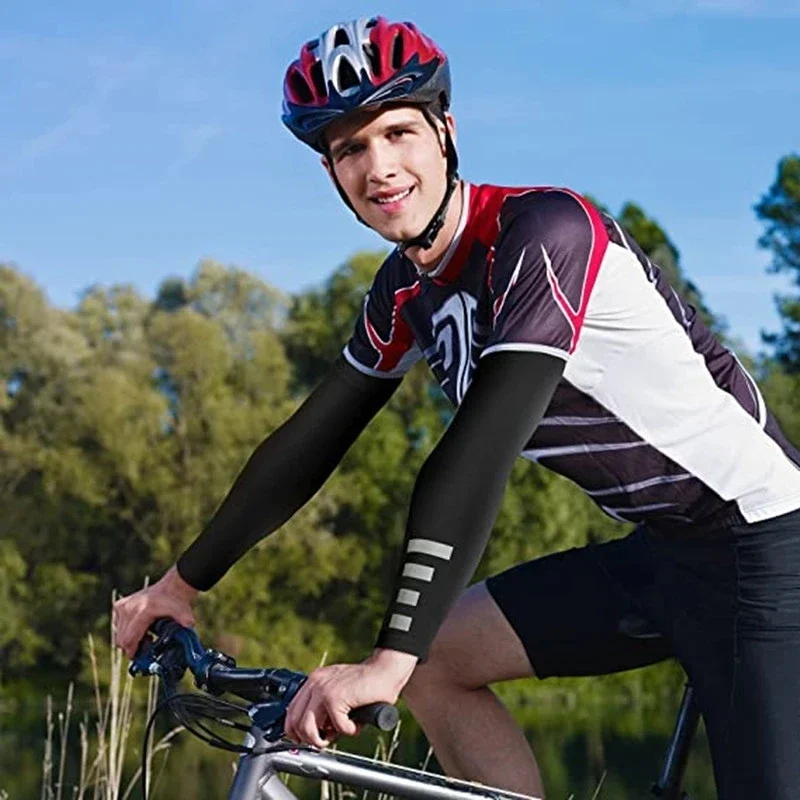 Manchons de bras de protection contre les UV pour hommes et femmes, couvre-bras d'été, de course, de cyclisme, de conduite, de pêche, de coulée, à séchage rapide