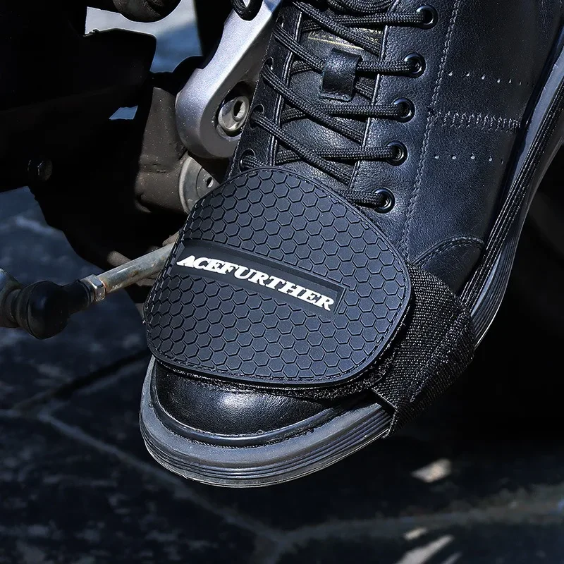 جديد دراجة نارية التحول الوسادة والعتاد غطاء الحذاء دائم خفيفة الوزن التمهيد حامي والعتاد شيفتر للأحذية ركوب الدراجات النارية الملحقات #1