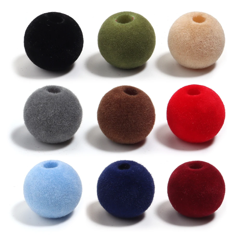 10 шт./лот 16 мм бархатные бус – обзор и цена Bead Mat Velvet