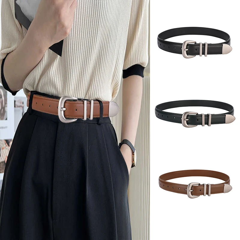 

Women Button Belts Adjustable Needle Button Women's Pants Jeans women belt for dresses