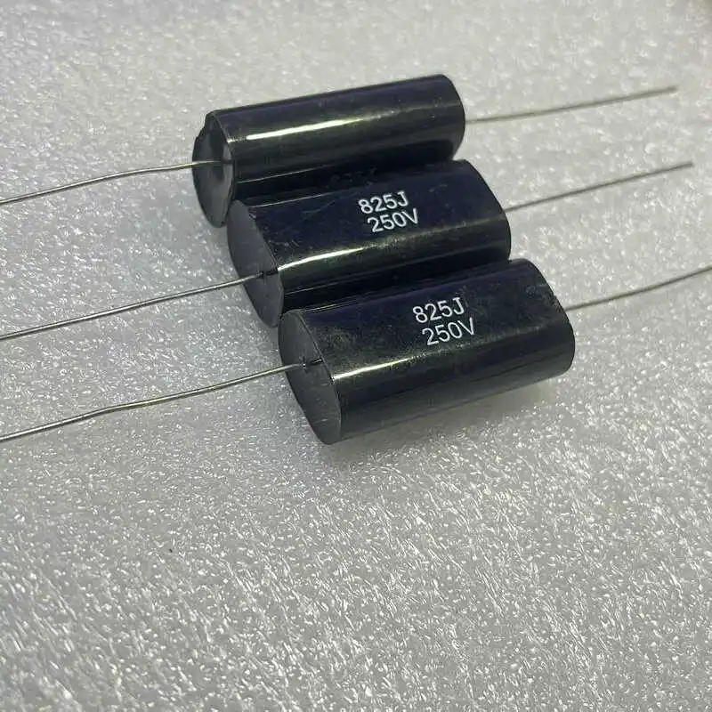 5PCS/LOT MKT MET 250V 8.2uf 825j 250vdc 5% Axial Through-hole Thin Film Capacitor