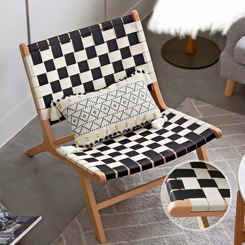 Living room woven sofa chair