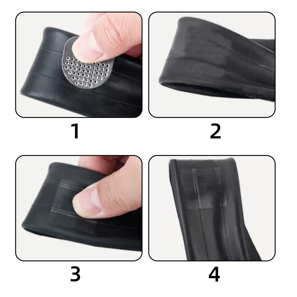 Bicycle Tire Patch Repair Tool Kit 8 Pcs Tyre Protection No-glue Quick Drying Fast For MTB Bike Inner Tube Glueless Patches Set