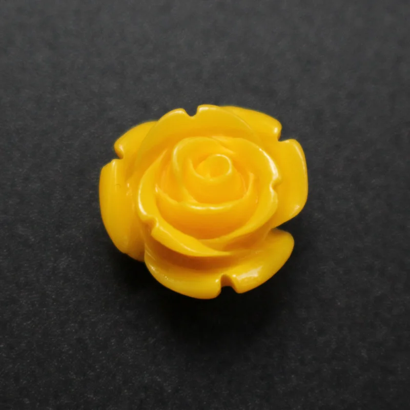 12 15mm Artificial Coral Beads  Rose Flower Bead  Multi-color for Earring Bracelet Necklace Jewelry Craft  Making DIY Accessory