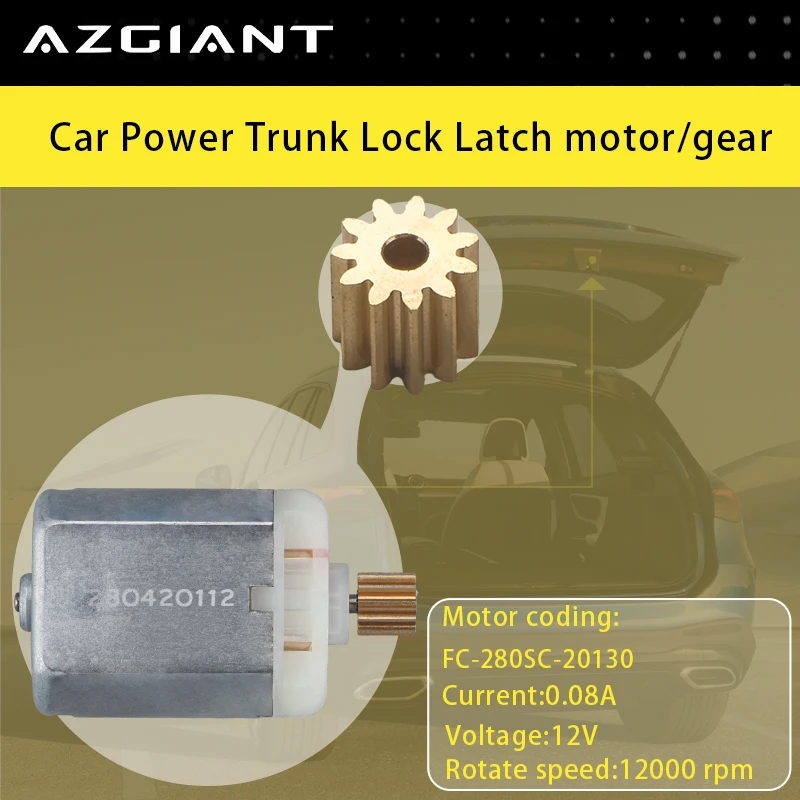 

FC-280SC-20130 Car Rear Trunk Hatch Lock Actuator Motor 11 Teeth Gear For GMC Yukon/Yukon XL Ford Expedition Lincoln Navigator