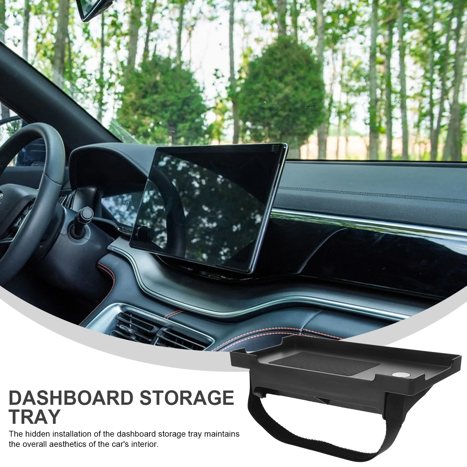 

Model Y Dashboard Storage Box Dashboard Hidden Storage Box For Car Hidden ganizer Tray Car Center Console Plastic Small