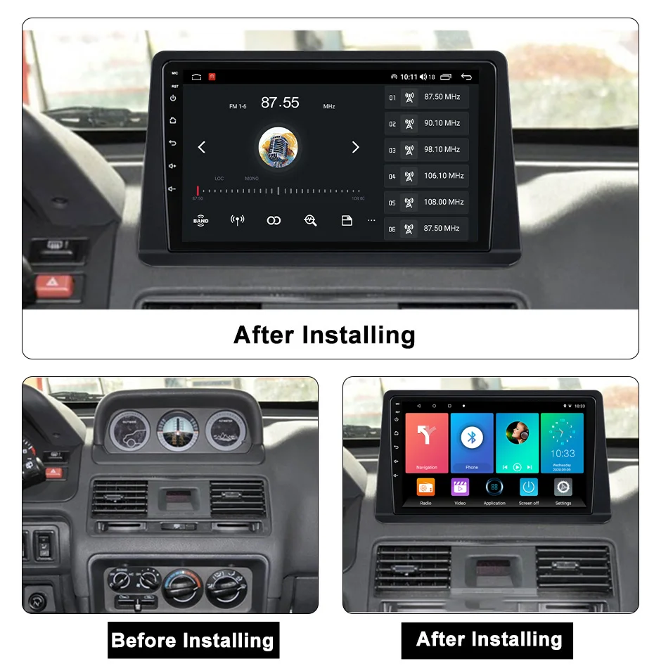 Navigation GPS For Mitsubishi Pajero 2 V30 V40 V20 1991-2004 Car Radio Carplay WIFI 4G Android Auto Multimedia Player No 2din