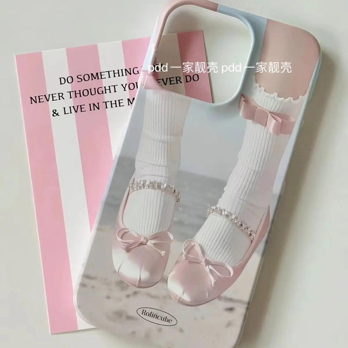 Kawaii Pink Art Ballerina Phone Case for IPhone 14 11 12 13 Pro Max Korea INS Retro Phone Case for IPhone XR XS MAX