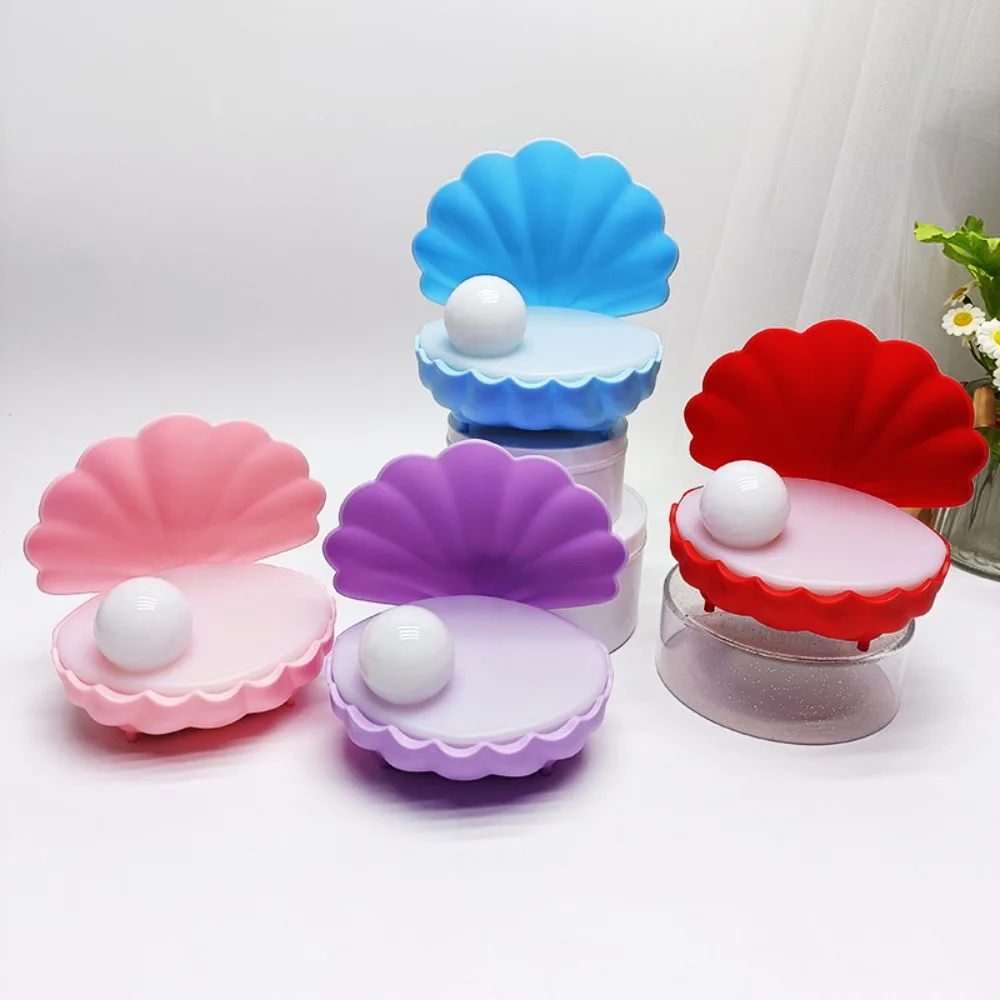 Lovely Pearl Shell Night Light New Tabletop Plastic Atmosphere Light Cute Desk Lamp