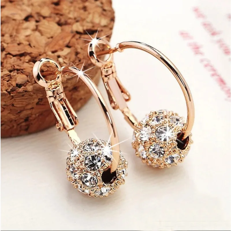 Fashion Jewelry Trend Earrings Zircon Pendant Earrings Shiny Earrings for Women\'s Wedding Betrothal Bride Birthday Gift