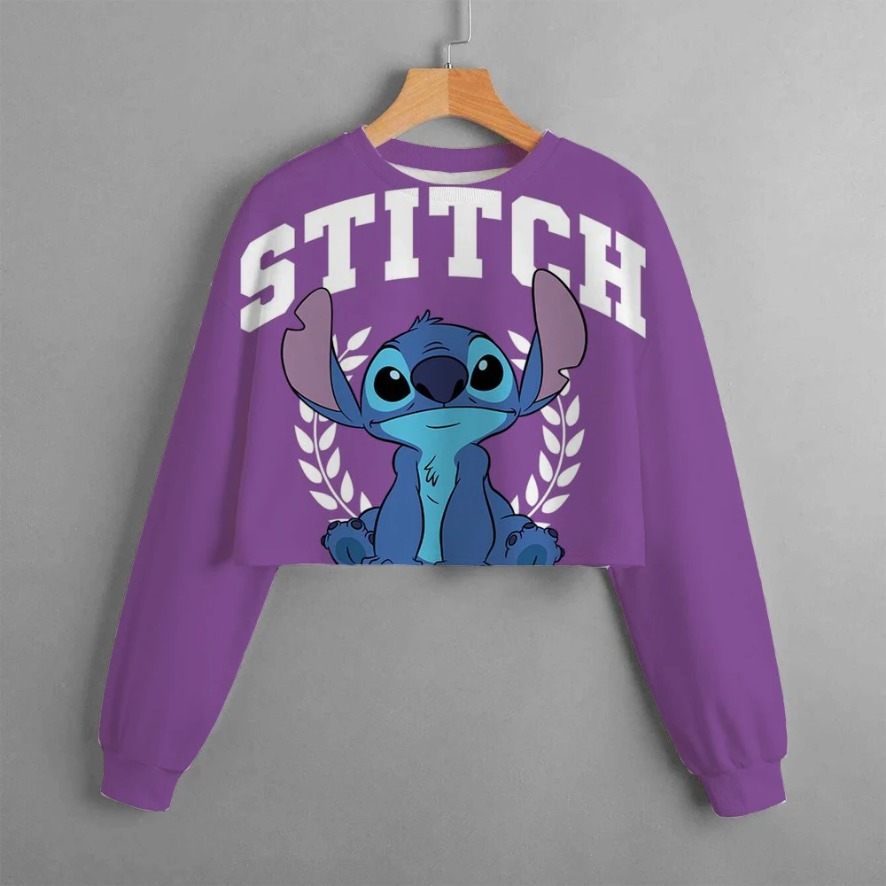 Odzież dziewczęca gorąca sprzedaż przedszkolna Disney Lilo & Stitch bluza wiosenna i jesienna dziecięca Lilo i ścieg bluza z nadrukiem