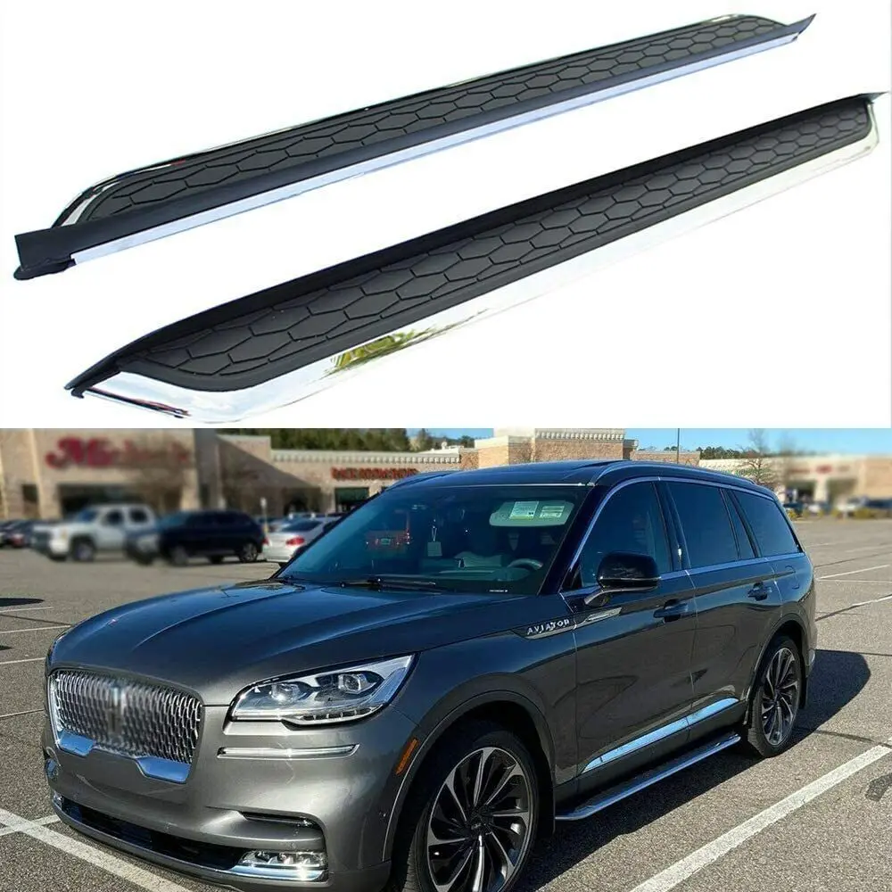 Door Side Step Running Board Nerf Bar Fits for Lincoln Aviator 2020-2023