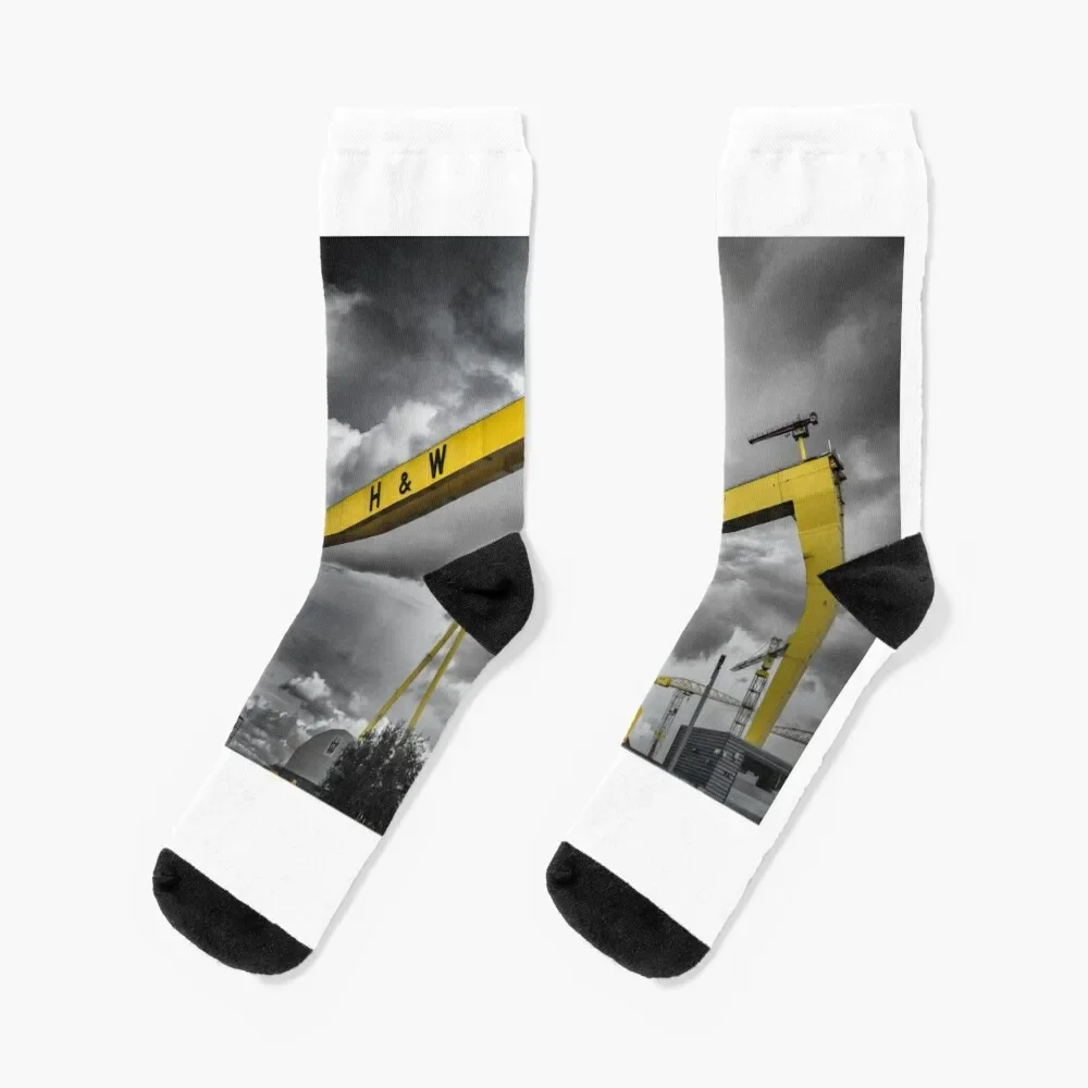 Belfast Shipyard 7 Socks christmas stocking moving stockings Men's Socks Women's