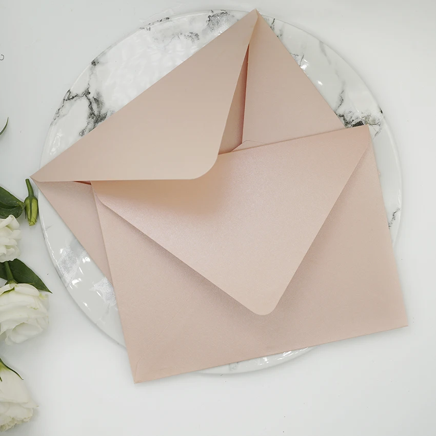 Envelopes 30 peças 19x14cm 250g espessamento papel perolado para convites de casamento cartão postal envelope caixa de presente de negócios de alta qualidade