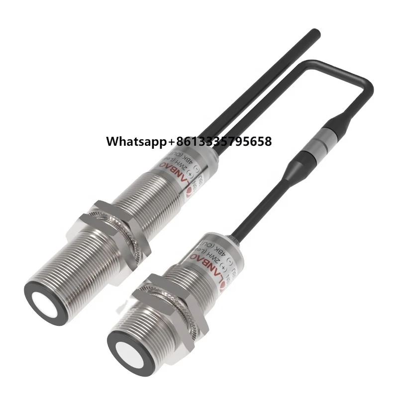

LANBAO 18-30VDC PNP NC Sensing distance 30-60MM Ultrasonic Sensor