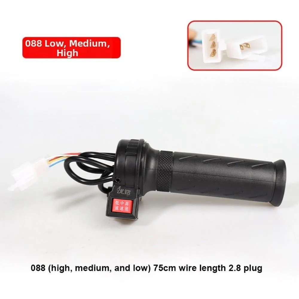 Universal Electric Vehicle Handlebar Multistyles Plastic E-Bike Twist Throttle Black Speed Handlebar Throttle