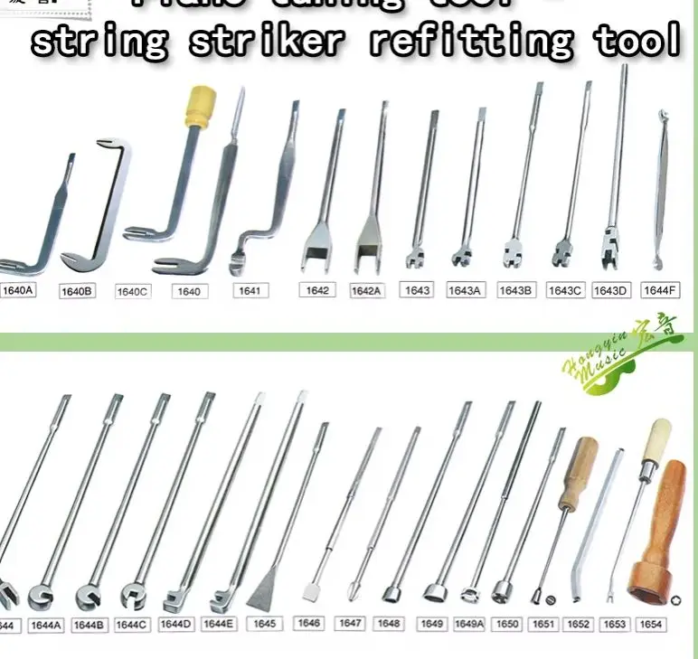 Piano Tuning Repair Tool, String Machine, Repair 1640 Spoon Nail Spanner, Multi-Orifice Spanner Adjustment Tool