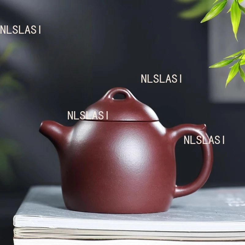 

300ml Earthenware Pot of Yixing Handmade Kung Fu Tea Pot Household Chinese Style Inverted Xishi Teapot Tea Ceremony Accessories