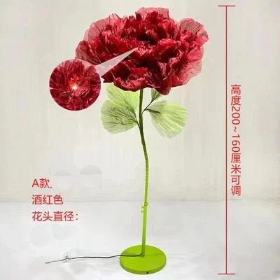 Seidenblume mit automatischer Öffnungs- und Schließfunktion, mechanische Kunstblumen für Hochzeiten, Veranstaltungen, Bühnen, Fensterdekoration, Weihnachtsfeiern und Heimdekoration. – Detail 10
