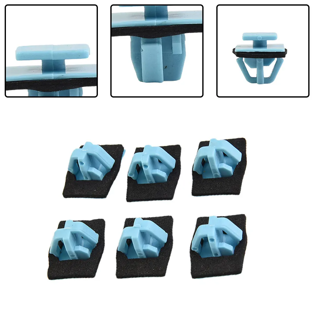 30pcs Car Rocker Panel Moulding Clips Door Panel Clip With Sealer Fastener For Kia For Hyundai Fender Flare Exterior Moulding