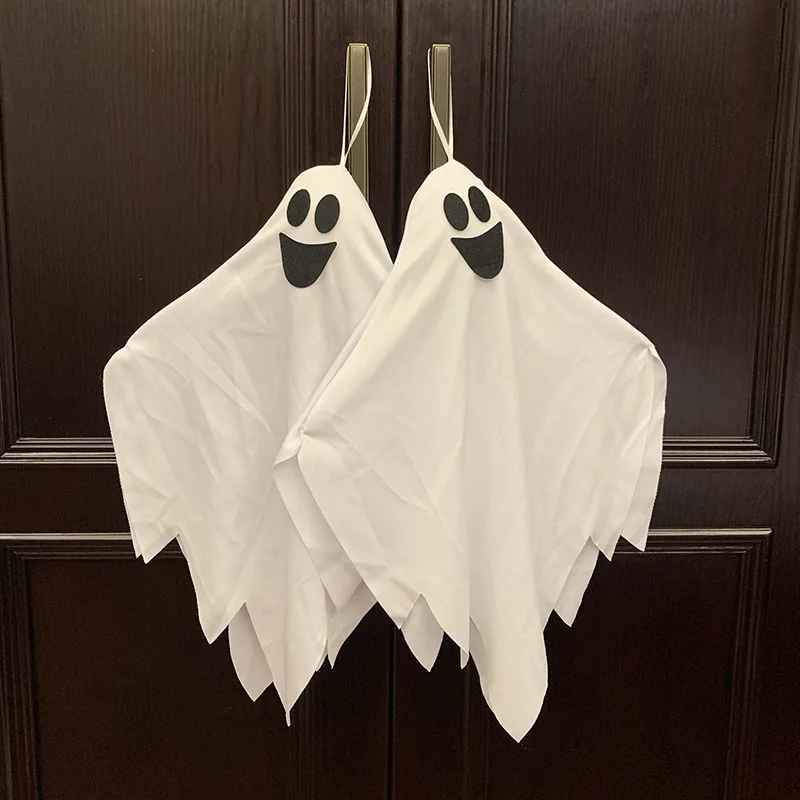 

Halloween ghost hanging, terrifying multi-expression atmosphere decoration, courtyard porch decoration, white hanging ghosts