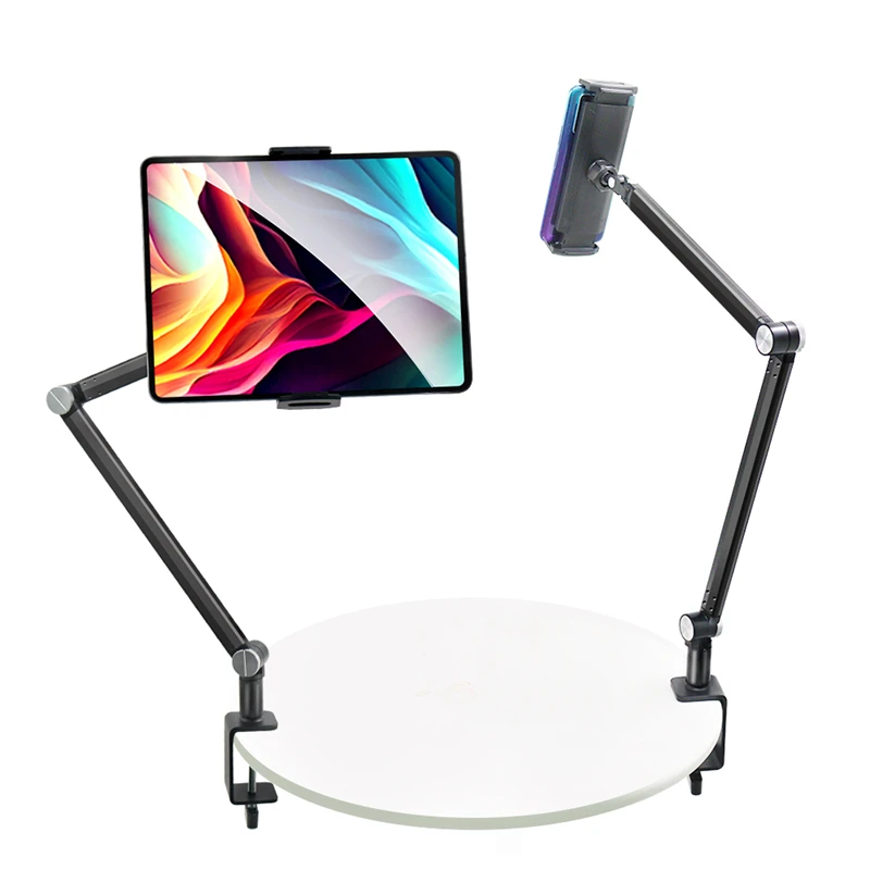 Imagem -05 - Portátil Suporte de Tela Dobrável Tablet Stand Suporte do Portátil Tela Ajustável Max 16 Polegada Expansão Rotação da Tela Externa